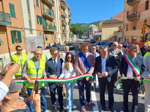 Aperto al transito il ponte sul Segno a Vado Ligure (SV)