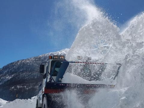 Anas - sgombero neve sulla SS231 della Maddalena