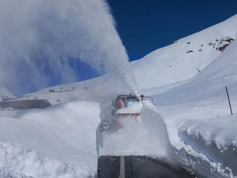 Anas - sgombero neve sulla SS231 della Maddalena