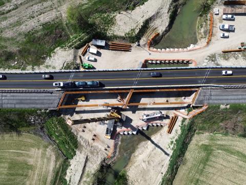 Anas - SS231 tangenziale di Asti varo viadotto