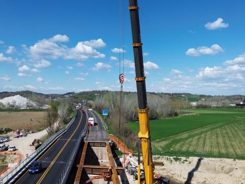 Anas - SS231 tangenziale di Asti varo viadotto