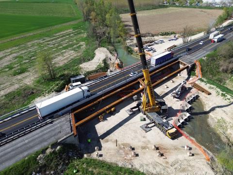 Anas - SS231 tangenziale di Asti varo viadotto