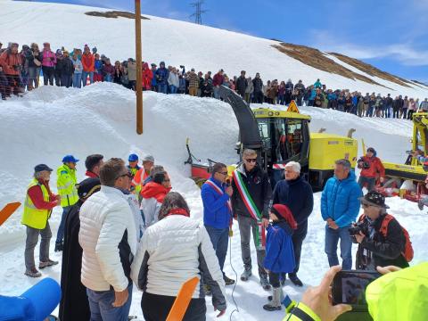 Anas - SS26 apertura al traffico Piccolo San Bernardo  - incontro