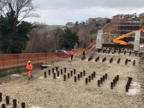 Anas - cantiere SS369  Appulo Fortorina -  S. Bartolomeo in Galdo