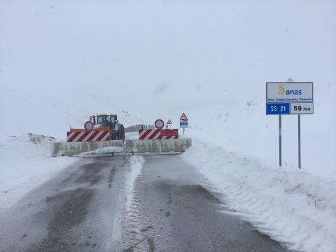 Anas - strada statale 21 confine di Stato