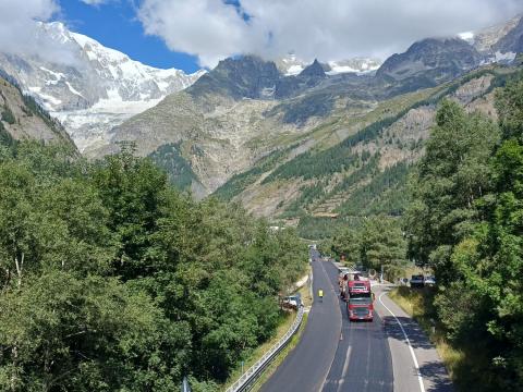Anas SS26 dir - ripristino pavimentazione Courmayeur