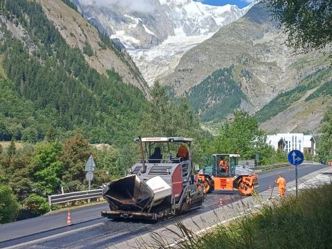 Anas SS26 dir - ripristino pavimentazione Courmayeur