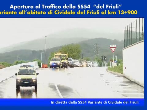 Apertura al traffico variante di Cividale del Friuli