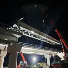 Anas - varo viadotto Centallo sulla Tangenziale di Fossano (CN)