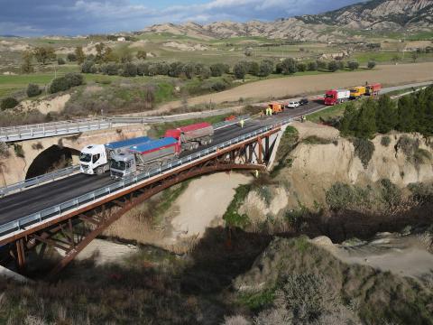 Prove di carico nuovo ponte tra Pisticci e Craco