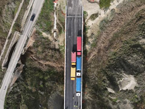 Prove di carico nuovo ponte tra Pisticci e Craco