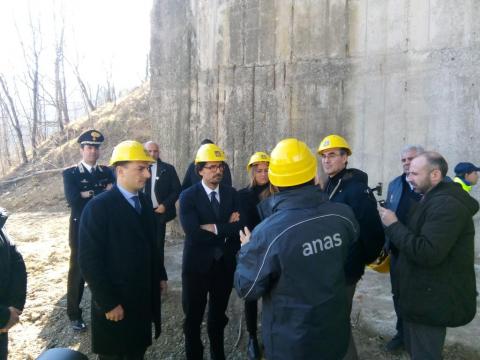 03 - Visita Ministro Toninelli E45 viadotto Puleto