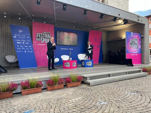 Foto talk Festival dello Sport Marco Ludovico Direttore Comunicazione Anas