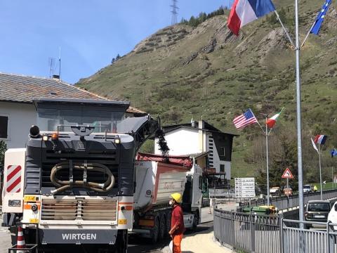 Ripristino pavimentazione a La Thuile 