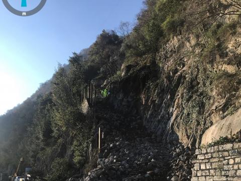 Lavori variante Tremezzina a Colonno