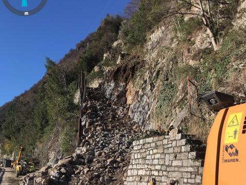 Lavori variante Tremezzina a Colonno