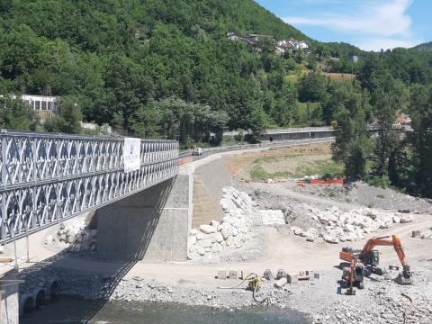 Foto 01 - SS45 Ponte provvisorio Lenzino