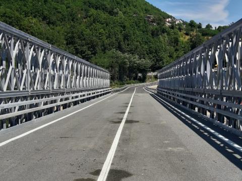 Foto 03 - SS45 Ponte provvisorio Lenzino sulla SS45