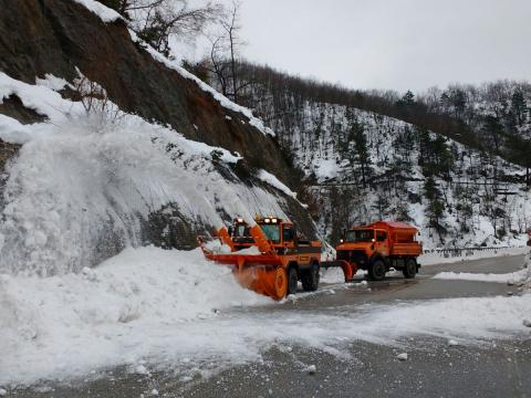 03 - Anas impegnata a liberare la viabilità locale nelle frazioni dei comuni di Arquata del Tronto, Acquasanta Terme e Ascoli