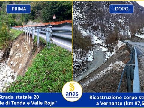 Foto prima_dopo del ripristino piattaforma stradale