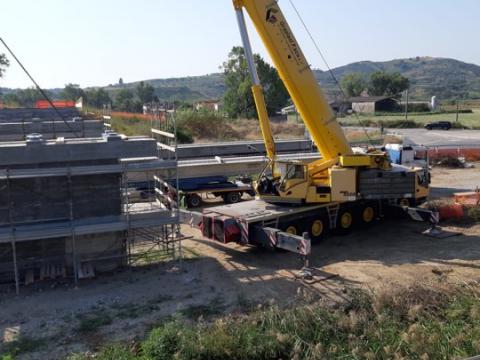 Varo dei primi due impalcati del nuovo cavalcavia ‘Setteporte’ sulla strada statale 107