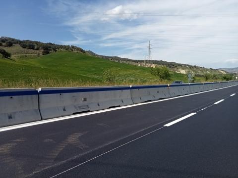 SS407 Basentana - nuova barriera spartitraffico  NDBA