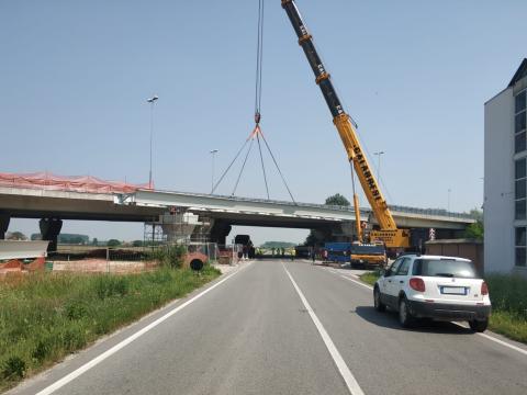 Varo viadotto Tangenziale di Fossano