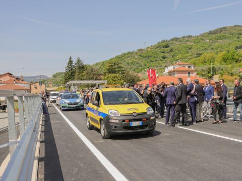 Ponte di Albiano - Apertura al traffico