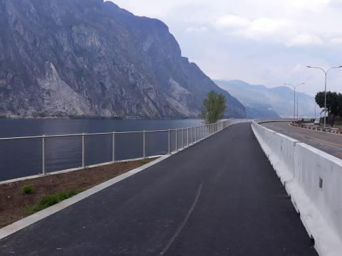 Pista ciclabile fra Lecco Caviate e Pradello