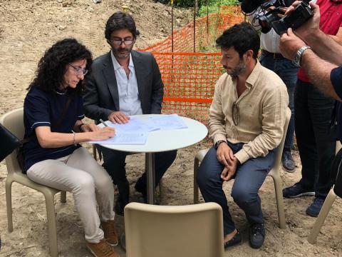 Consegna lavori viadotto Cannavino