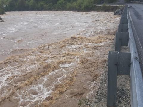 Torrente Erro in piena