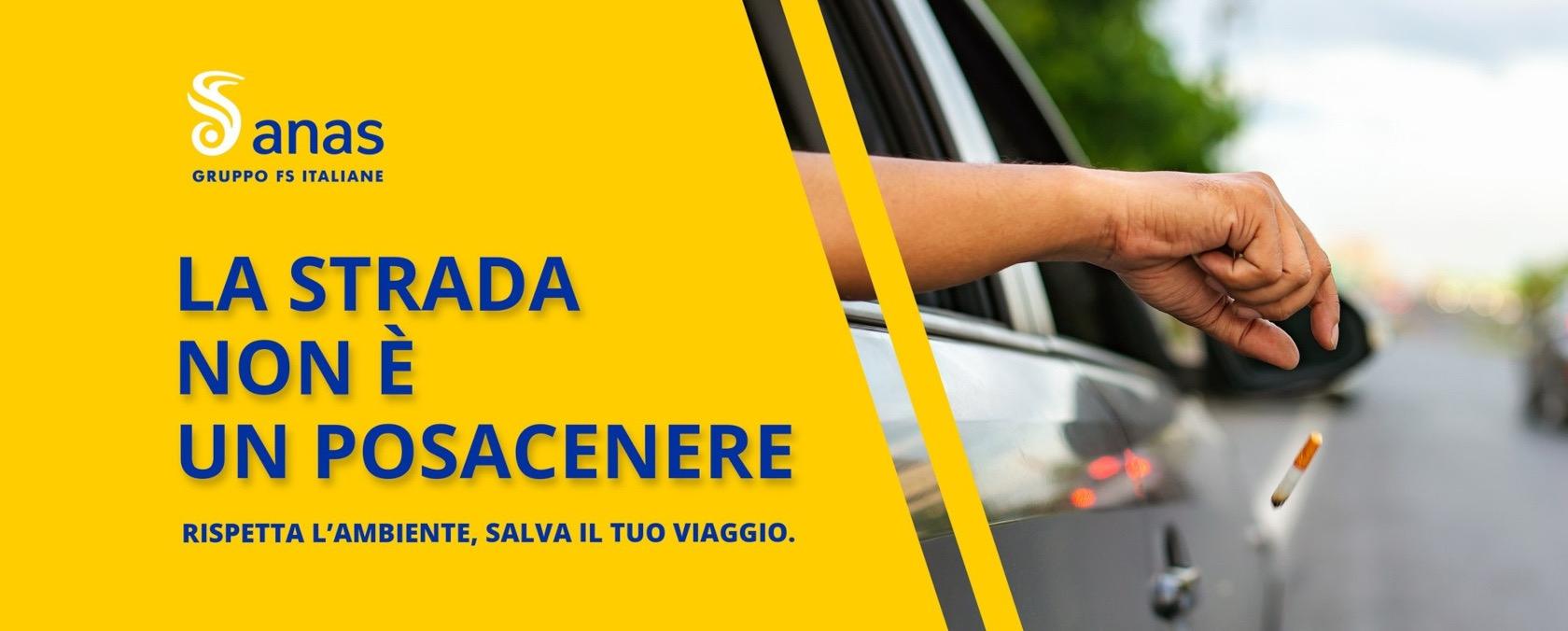 Banner "La strada non è un posacenere"