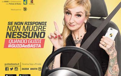 Immagine sulla campagna "Guida e basta" 2016