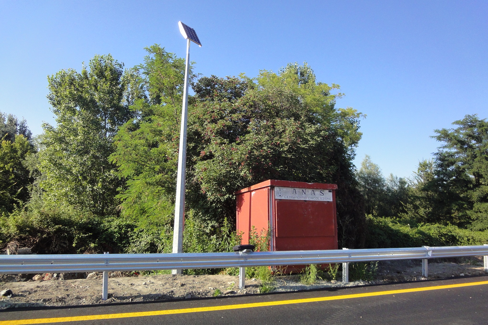 Rilevatore sulla SS25